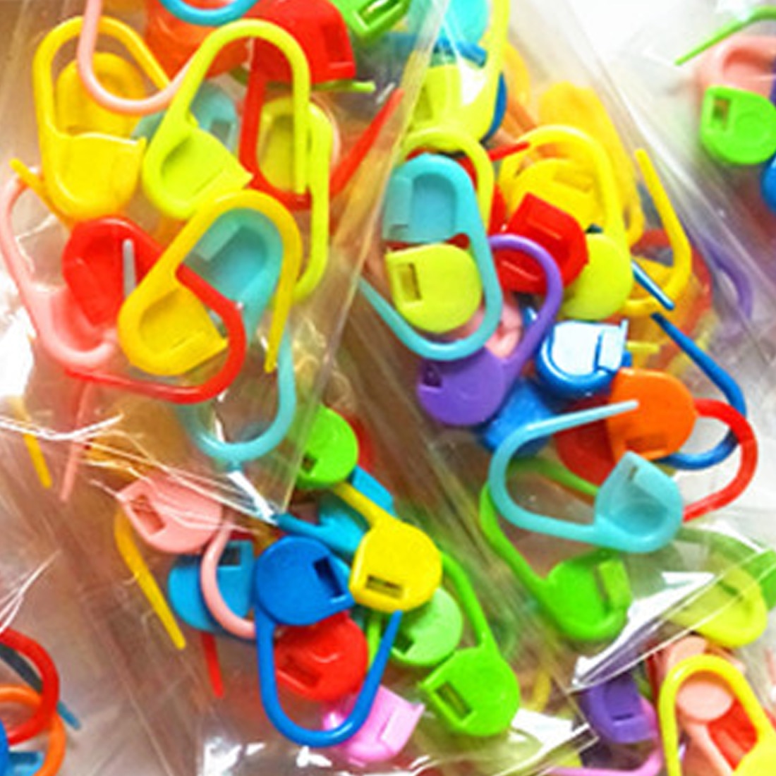 20/50 stks 22mm Kleurrijke Plastic Safty Pins Trui Mark Gesp Naald Knit Gewijd Baby Garen DIY Weven gereedschap