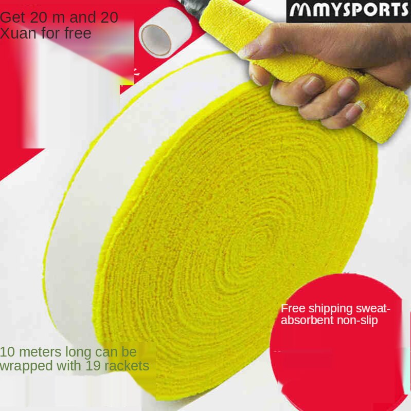 Badminton Handvat Grip Tape Slijtvaste Tennis Rackets Antislip Sweat-Absorberende Band Grote Plaat Handdoek Grip tape