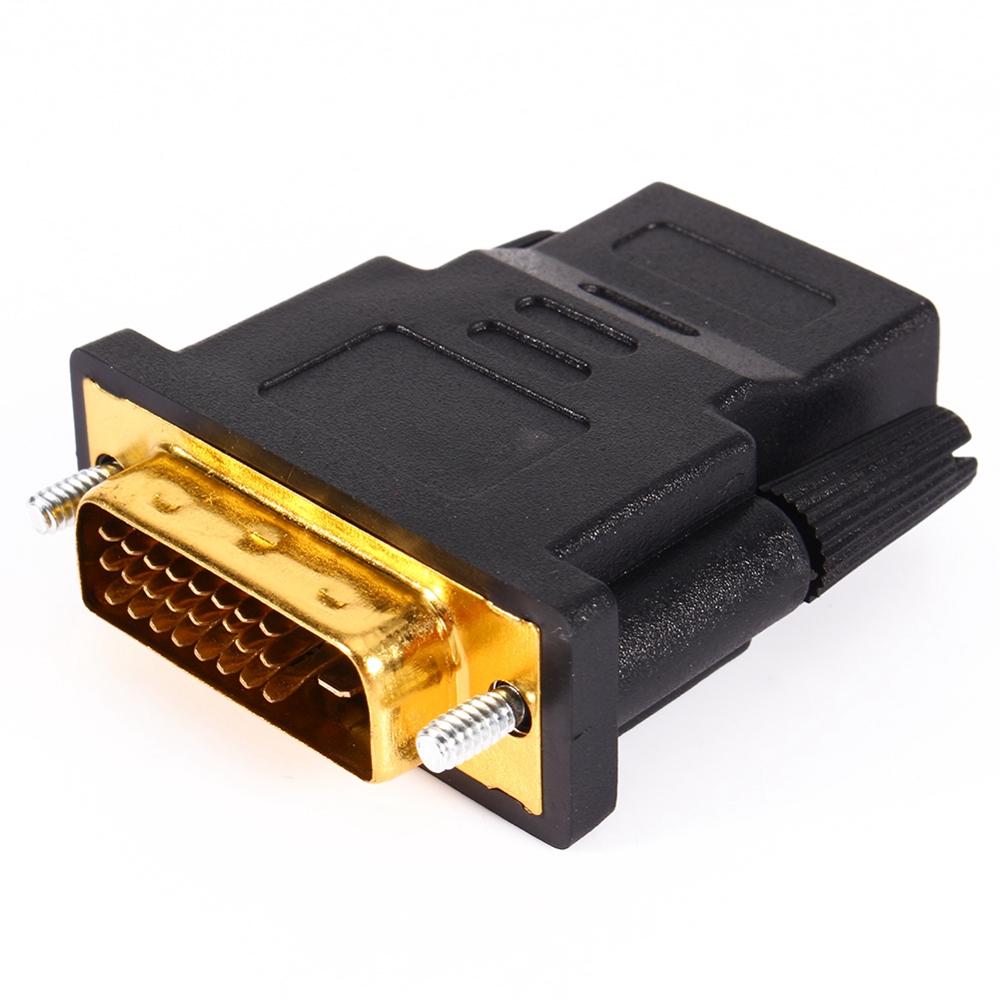 DVI 24+1 Male to HDMI Female PC Cable Adapter Converter For Digital HDTV LCD