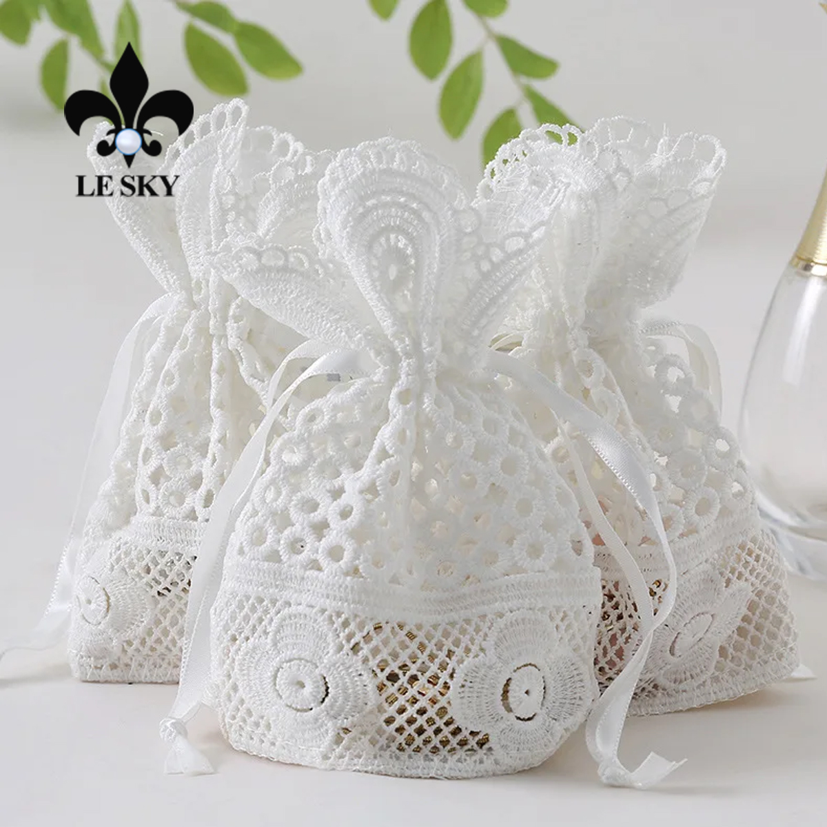Bolsa de presente para joias 1pc 10x14cm, bolsa branca para cílios, bolso para doces e casamentos bolso para joias bolsa de presente do bico