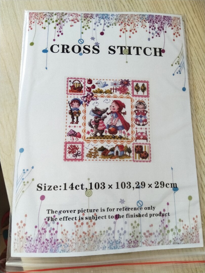 ZZ361 Welcome Craft Stich Cross Stitch Cotton Fabric Needlework Embroidery Crafts Counted Cross-Stitching Kit