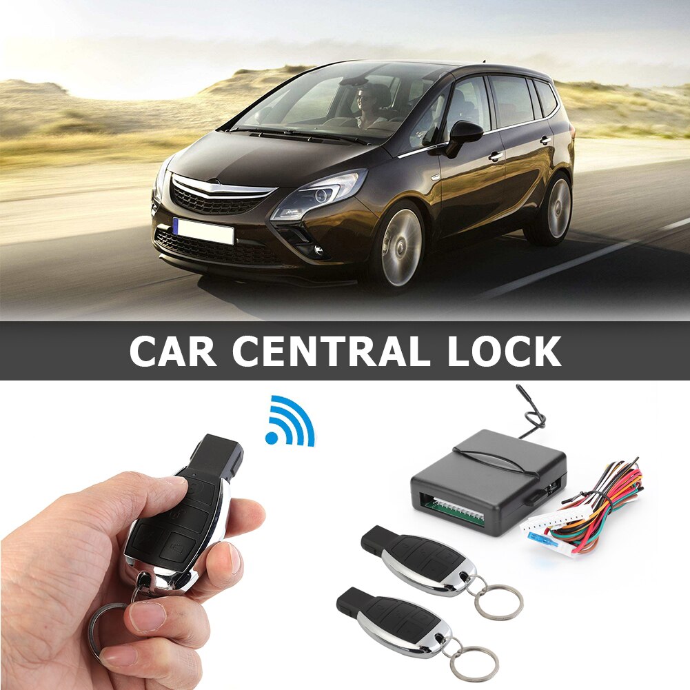 12V Universal Car Remote Control Central Locking Kit Central Door Lock Automobile Keyless Entry System Vehicle Accessories