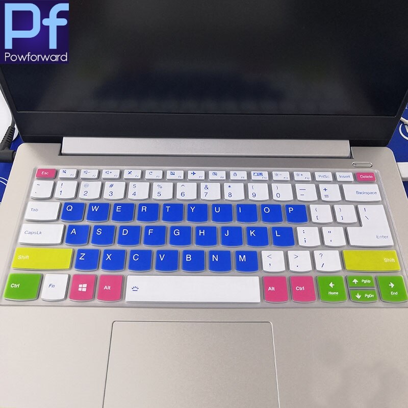 Laptop Keyboard Cover Skin Protector for Lenovo Ideapad S340 14" - Ultra-thin Silicone, Waterproof, Dustproof