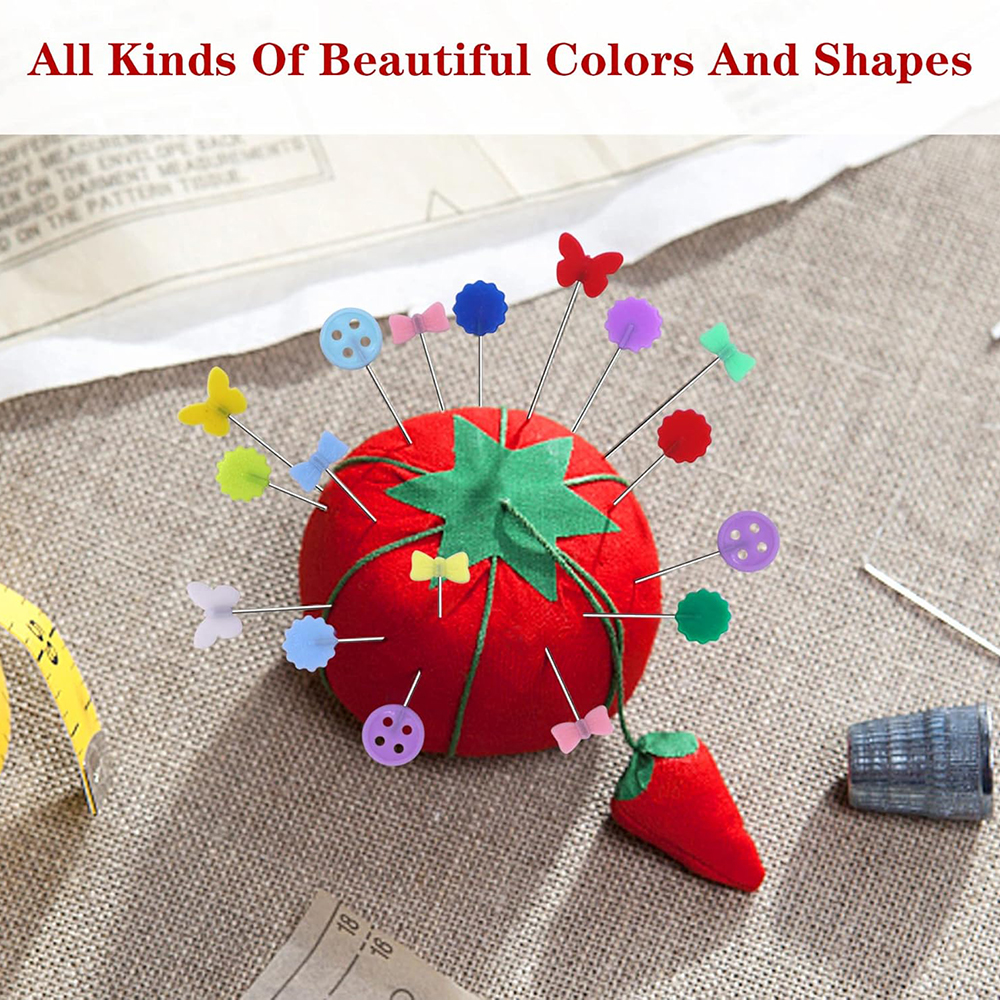 100 Uds. Alfileres de costura, alfileres de retales para bordado, herramientas para acolchar, bordado, aguja de costura, accesorios de costura DIY, herramientas