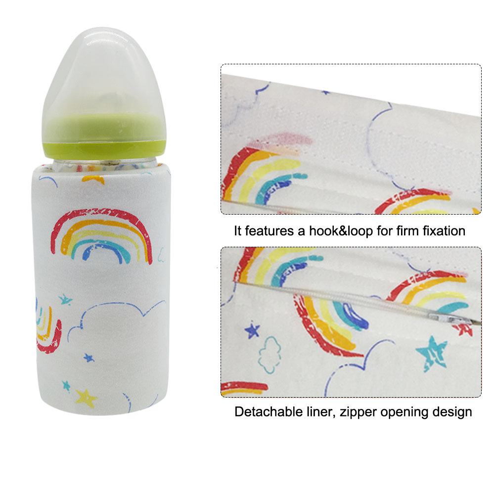 Juego de aislamiento térmico para biberones, portátil, USB, para exteriores, calentador de temperatura constante, leche para bebé, suministros de cuidado infantil