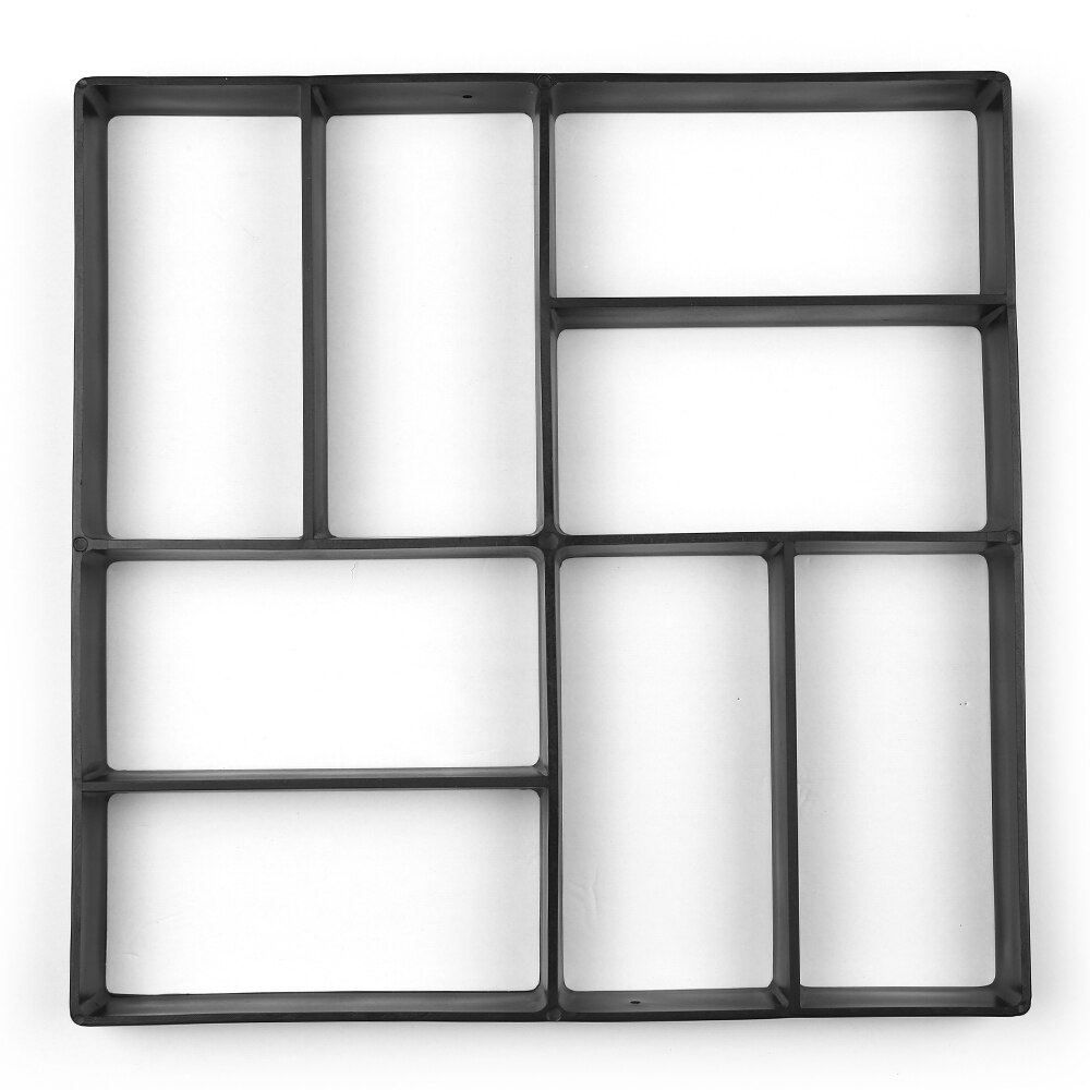Path Maker Mold Reusable Concrete Cement Stone Paver Walk Mould DIY Reusable Concrete Brick Mold: E