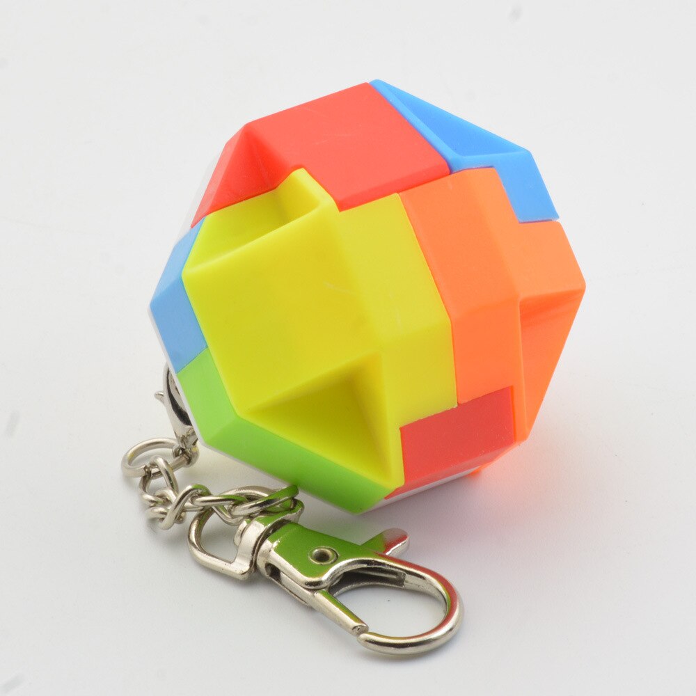 LeFun bausteine Keychain MiNi Magische Würfel Schnelle Ultra-Glatte Spezielle förmigen Schmücken Geschwindigkeit Puzzle Cubes Kinder Spielzeug: keychain cubes 11