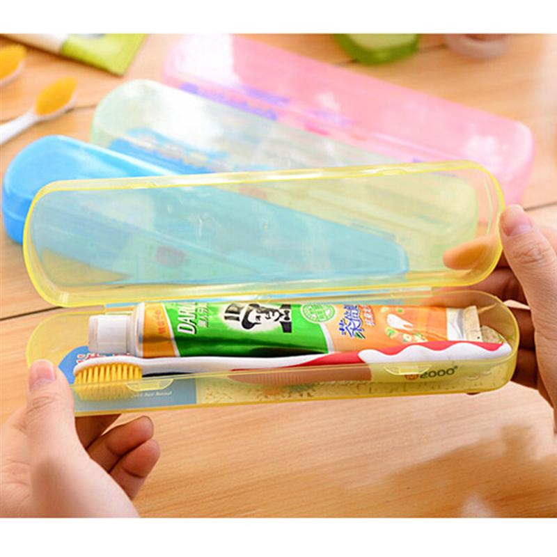 Portable Toothbrush Toothpaste Storage Rectangular Case / Holder / Box For Traveling Camping Storage Box Wash Toothbrush Box