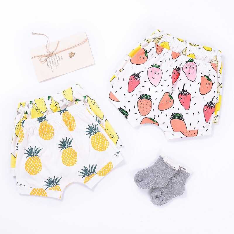 Sfk -003 sommer piger/dreng bløde shorts bukser undertøj søde korte strandbukser til børn 2-13 år gammel