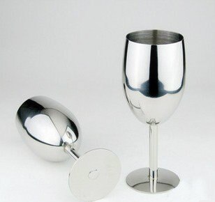 304 Stainless Steel Wine Glass Goblet Wine Glass Wine Glass17cm: 17cmx1