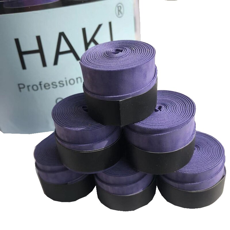 10 stk haki tennis overgrip tennis svedbånd tør føl badminton ketcher wrap tape tenis anti-slip squash ketcher overgrip: Lilla