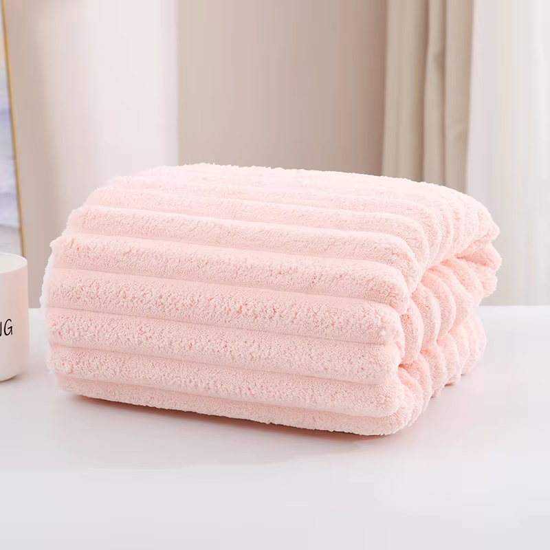 Coral fleece towel, large bath towel, thickened face towel, household quick drying, absorbent, soft and non shedding towel: XS（old） / 27#