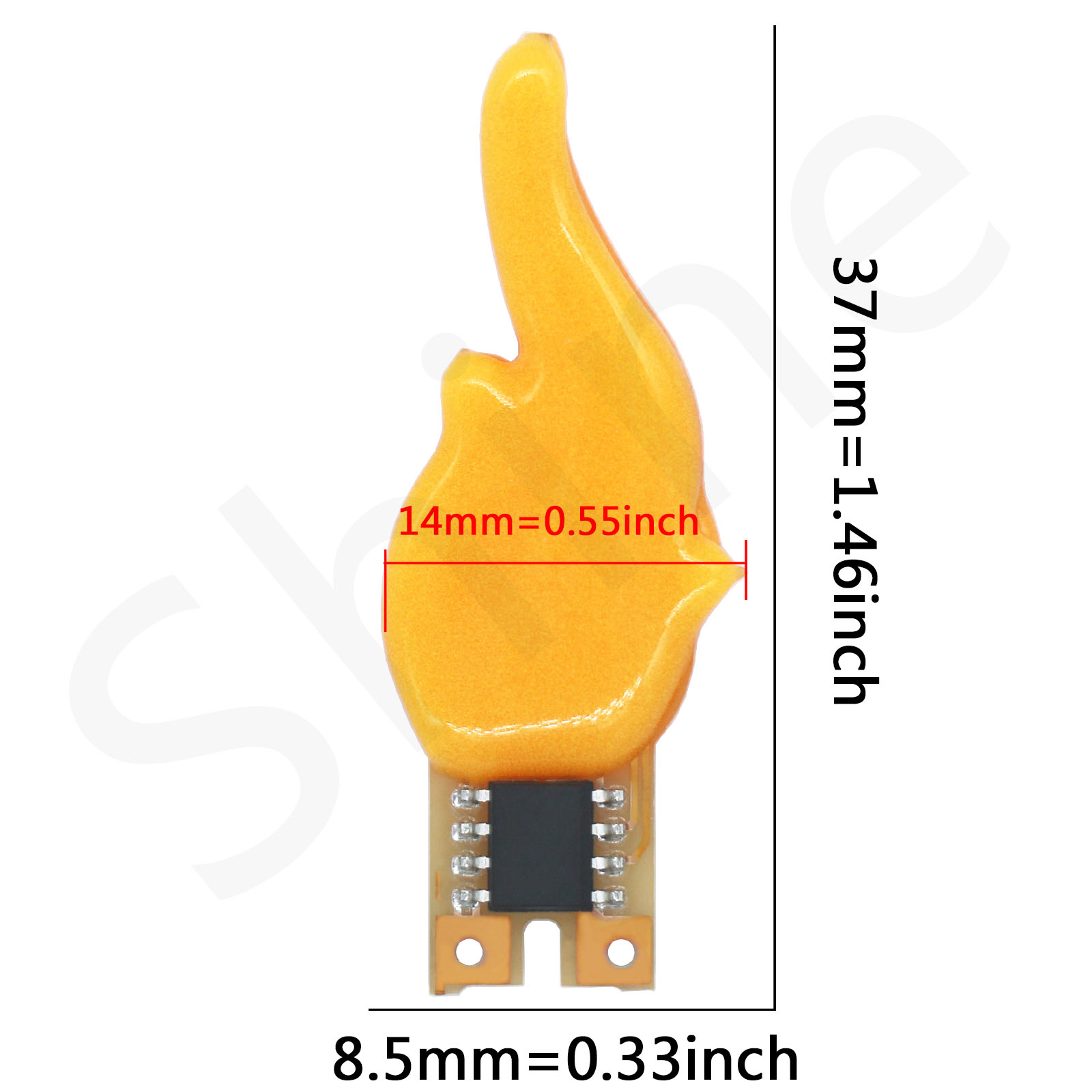 LED COB Flash Light Candles DC3V Edison Flame LED Filament 2200K Red Green Blue Pink Birthday Home Decorative Accessories DIY