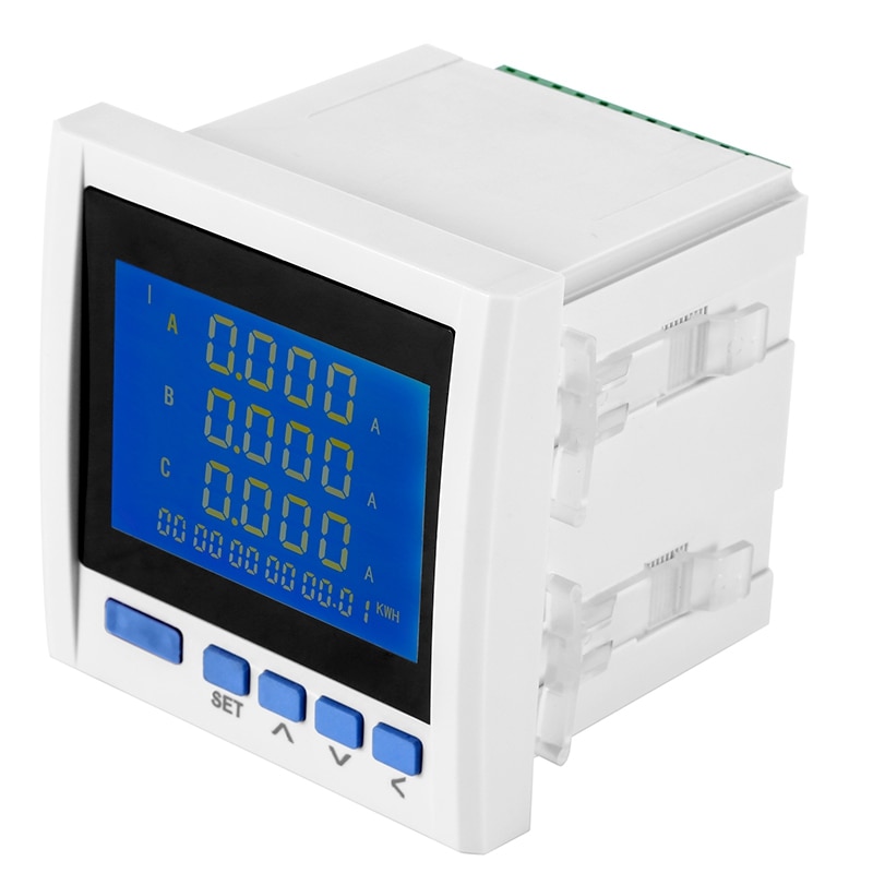 -YG889E-9SY Three-Phase Multifunction LCD Digital Volt Amp Power Meter Energy Accumulation RS-485 Network Table