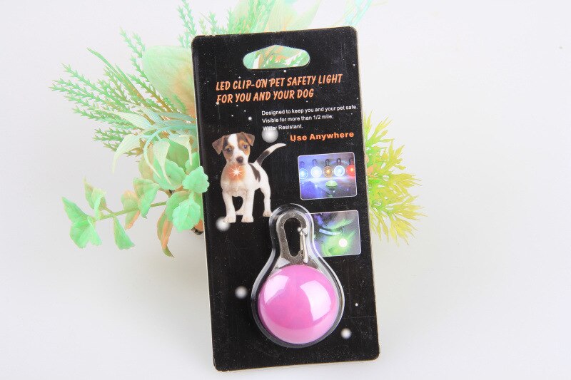 Pet Dog Tag Hanger Veiligheid Led Zaklamp Kraag Glow Kraag Puppy Honden Kat Gids Lichtgevende Identificeren Licht Hanger Pet Charm: 6