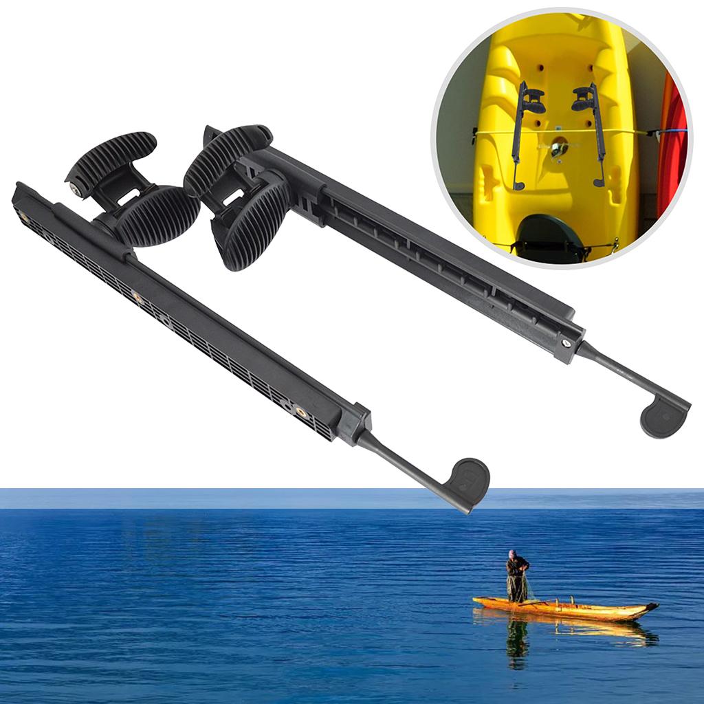 1 Pair Adjustable Nylon Kayak Footbrace Pedal Kayak Foot Pegs Rudder Control