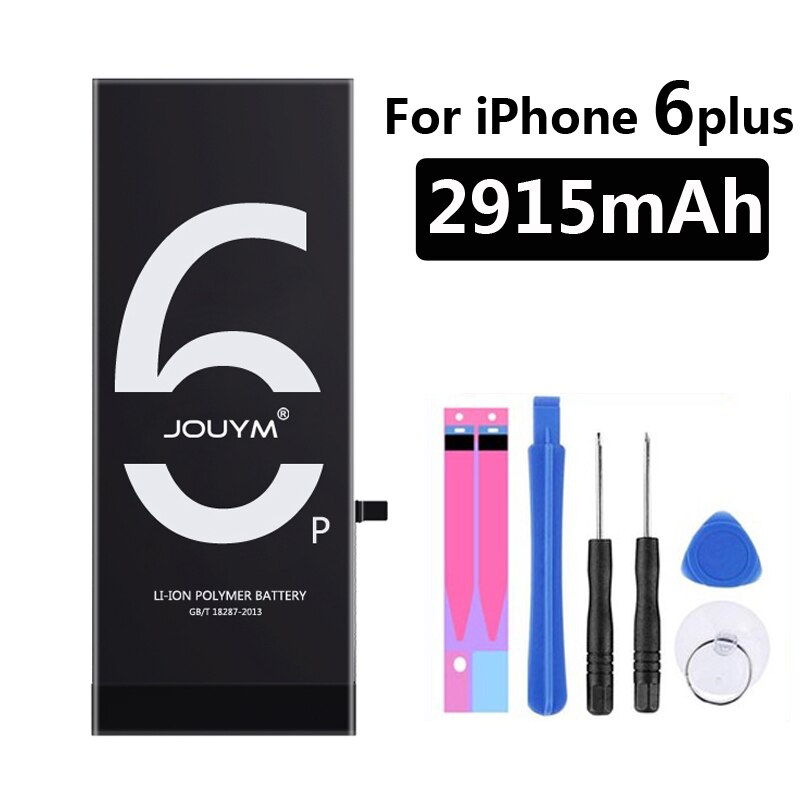 Jouym Batterij Voor Iphone 6 S 6 S 5 S 5 Se 7 8 Plus Originele Hoge Capaciteit Bateria Vervanging batterie Voor Iphone X Xs Max Xr 7P 8: For iPhone 6 plus