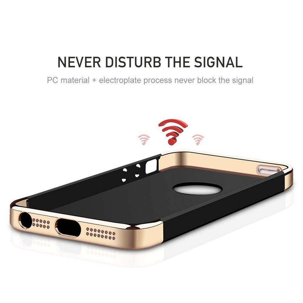 Funda para iPhone 5, funda para iPhone 5s, funda para iPhone SE , funda de lujo 3 en 1, carcasa rígida ultrafina para teléfono