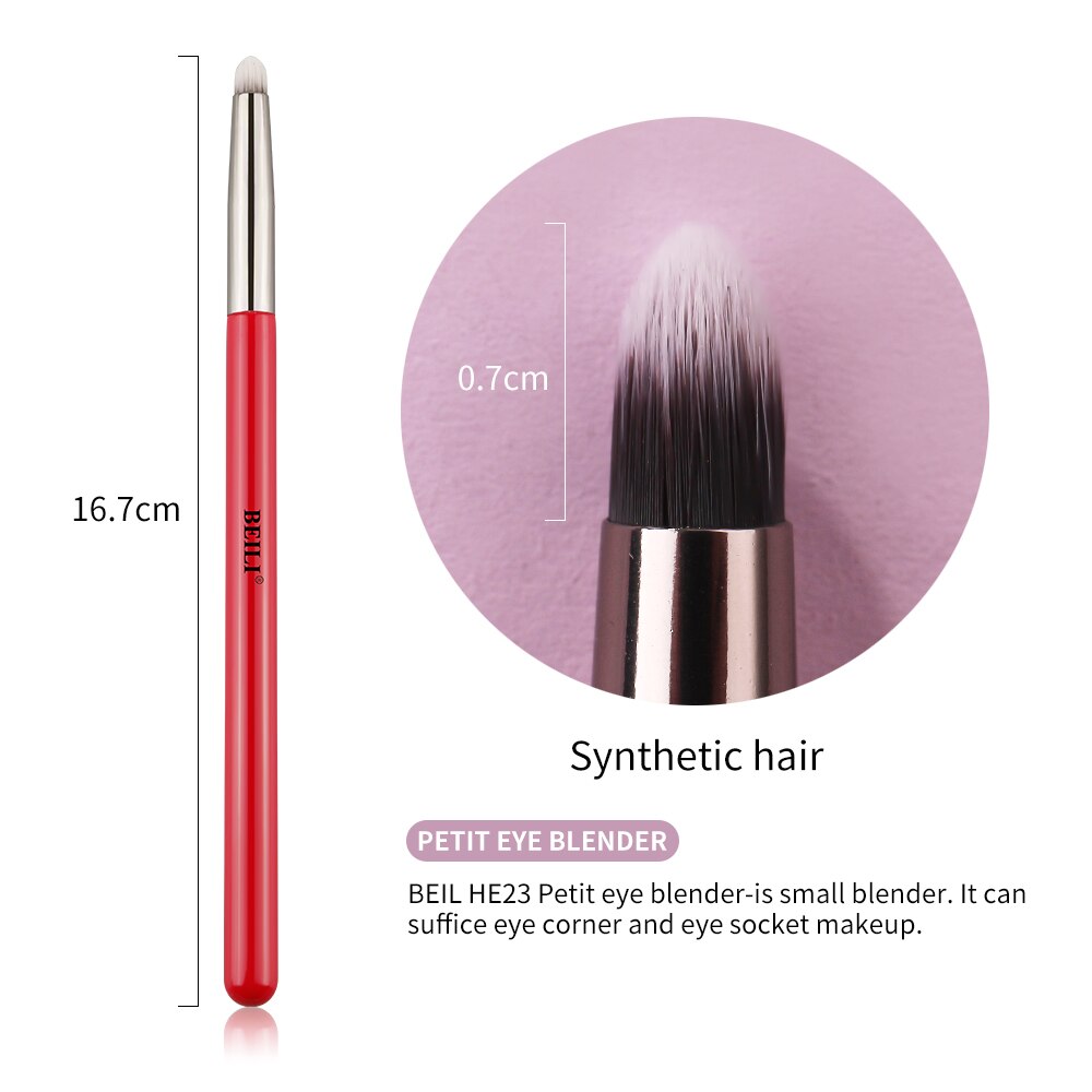 BEILI-brocha de maquillaje, 1 Uds., pelo Natural , sombra de ojos, licuadora, pliegue, Cosméticos de maquillaje 228/221/222/223/235/134/225: H223