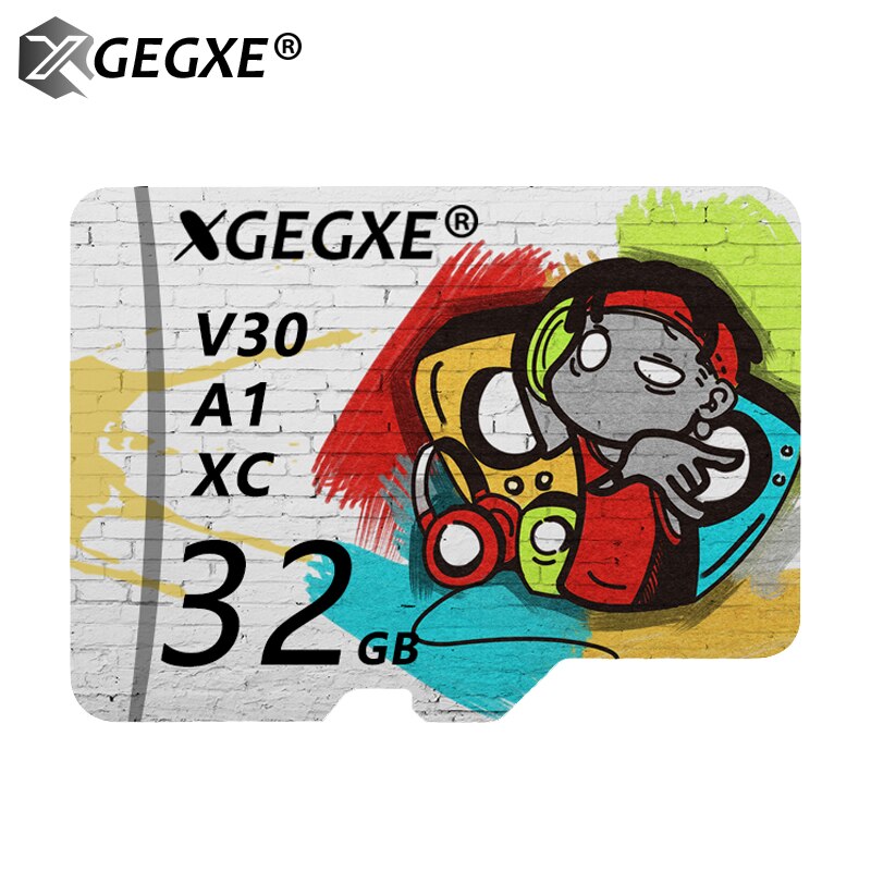 Xgegxe Geheugenkaart 128Gb 64Gb 32Gb 16Gb Micro Sd-kaart Class10 Flash Card Memory Microsd Tf kaart Voor Smartphone: 32GB