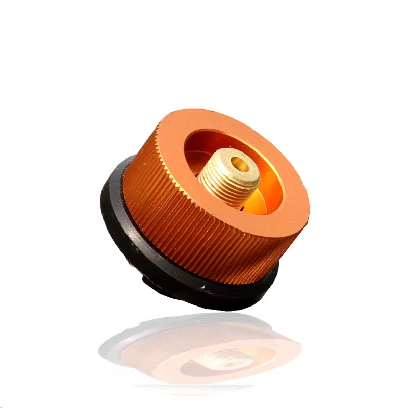Outdoor Camping Hiking Stove Burner Adaptor Split Type Furnace Converter Connector Auto-off Gas Cartridge Tank cylinder Adapter