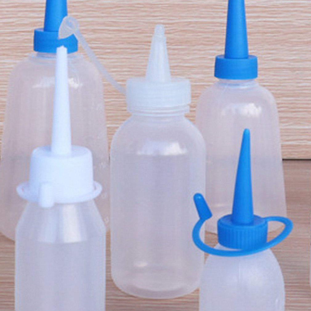 30ml Thickened plastic bottle Glue Oil bottle tip Oiler Water bottle for Oil Outlet Needle Tip Applicator Precision Bottle