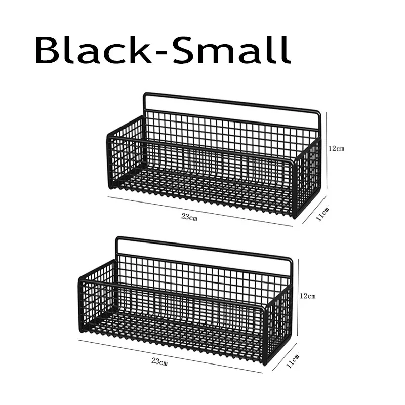 Bathroom Organiser Multifunctional Toiletries Organiser No-Punch Bathroom Shelf Bathroom Kitchen Wall Mount Storage Rack: DARK GRAY