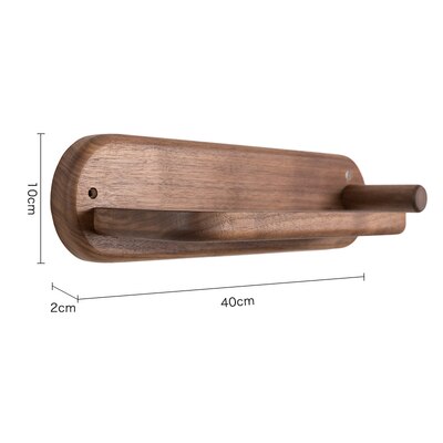 Nordic Wooden Hair Dryer Holder Sundries Wall-mounted Rack Multi-function Bathroom Storage Organizer Home Decoration Accessories