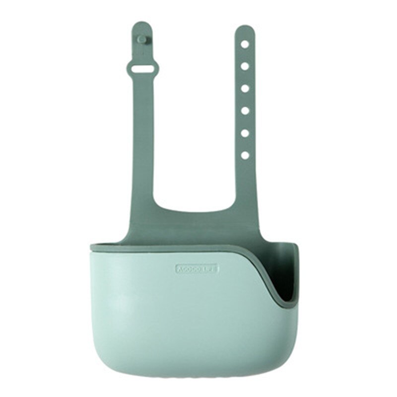 Kitchen Gadget Accessories Sink Shelf Sponge Drain Rack Bathroom Holder Kitchen Storage Suction Cup for Kitchen Organizer Sink: Light Green