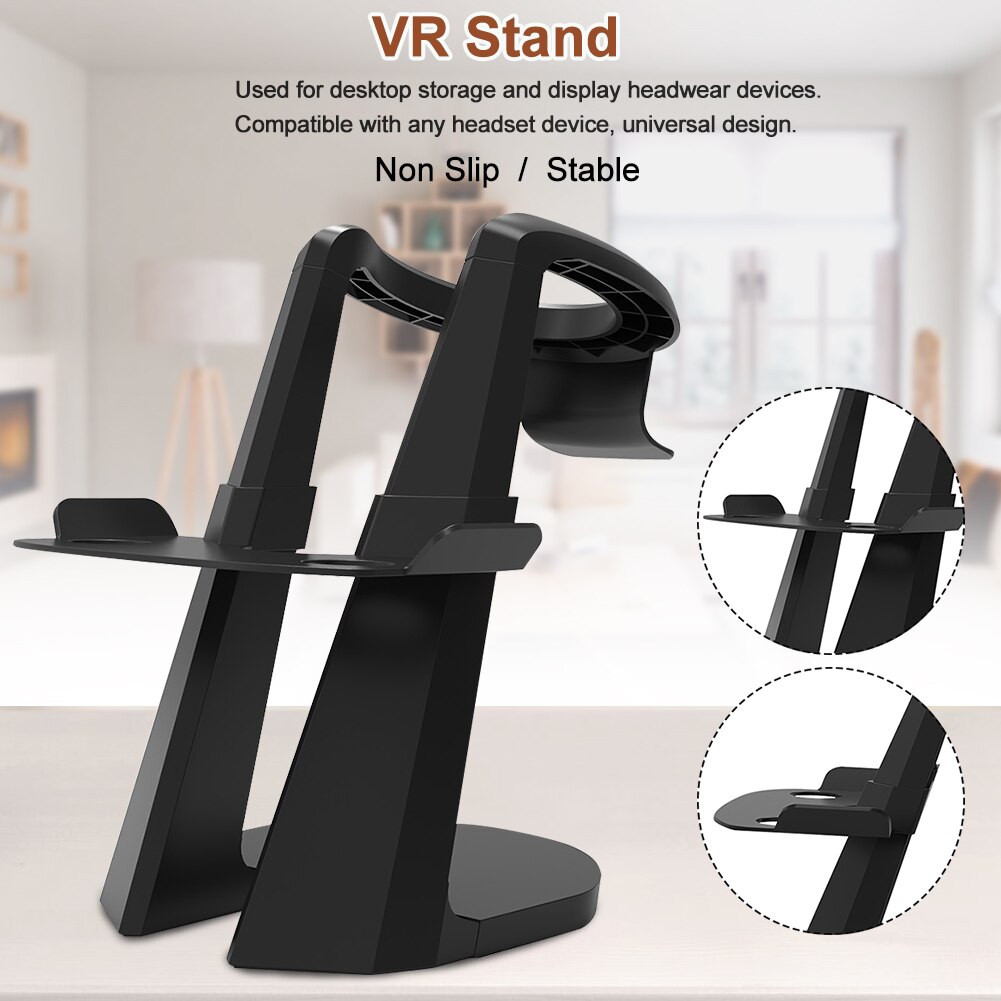VR support casque présentoir étagère facile à installer réalité virtuelle Compatible avec les casques VR de taille universelle contrôleurs de presse