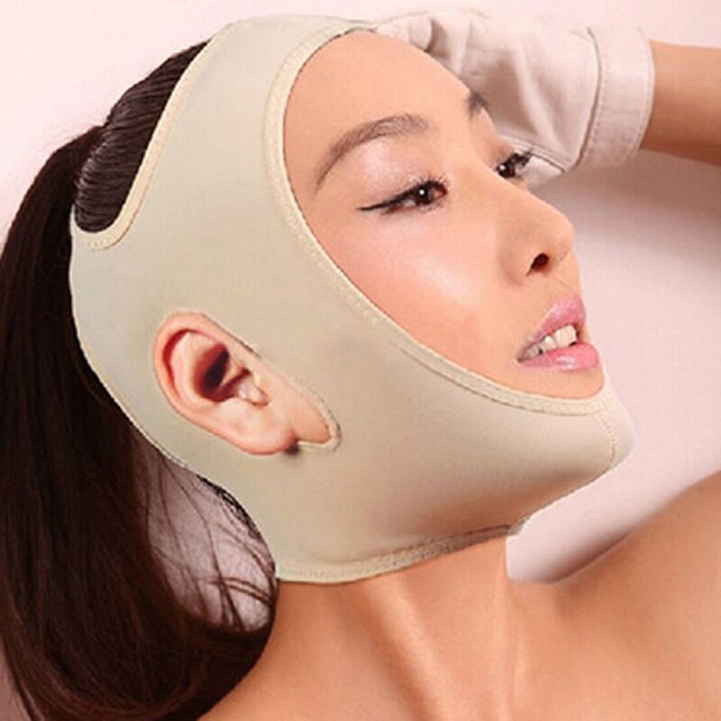 Gezicht V Shaper Facial Afslanken Bandage Ontspanning Tillen Riem Vorm Lift Verminder Dubbele Kin Gezicht Thining Band Massage Gereedschap
