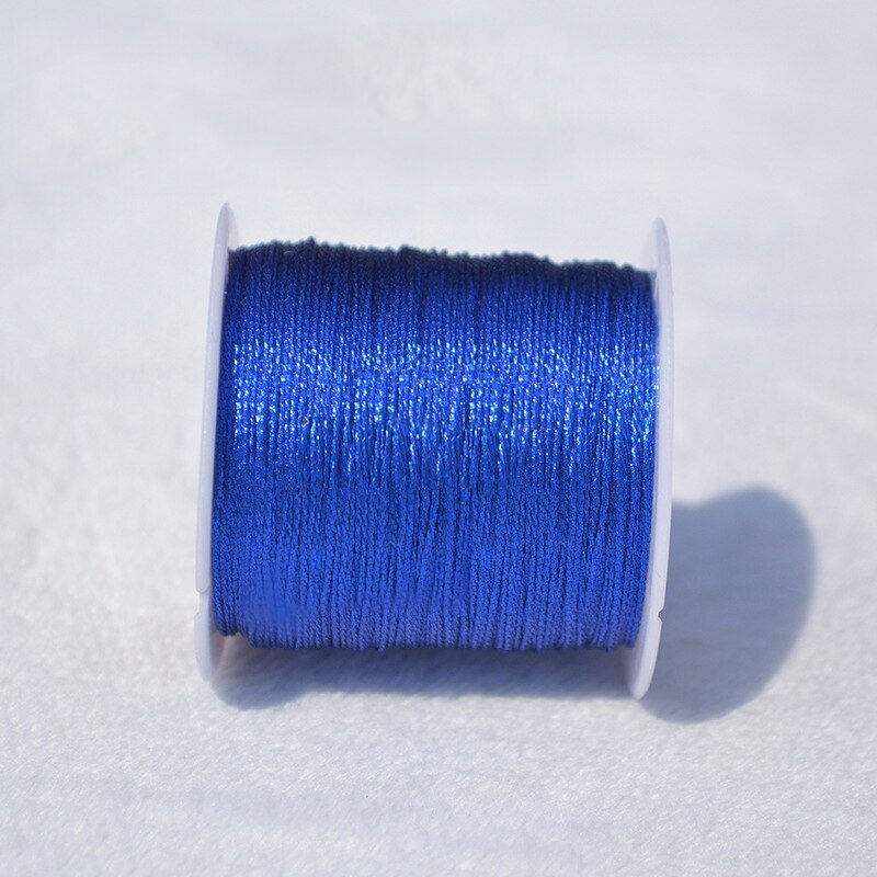 100m/ rullar färgglada rep för halsband armband garn tagg tofs att göra hantverk tråd smycken pyssel tillbehör bröllopsfest: 12