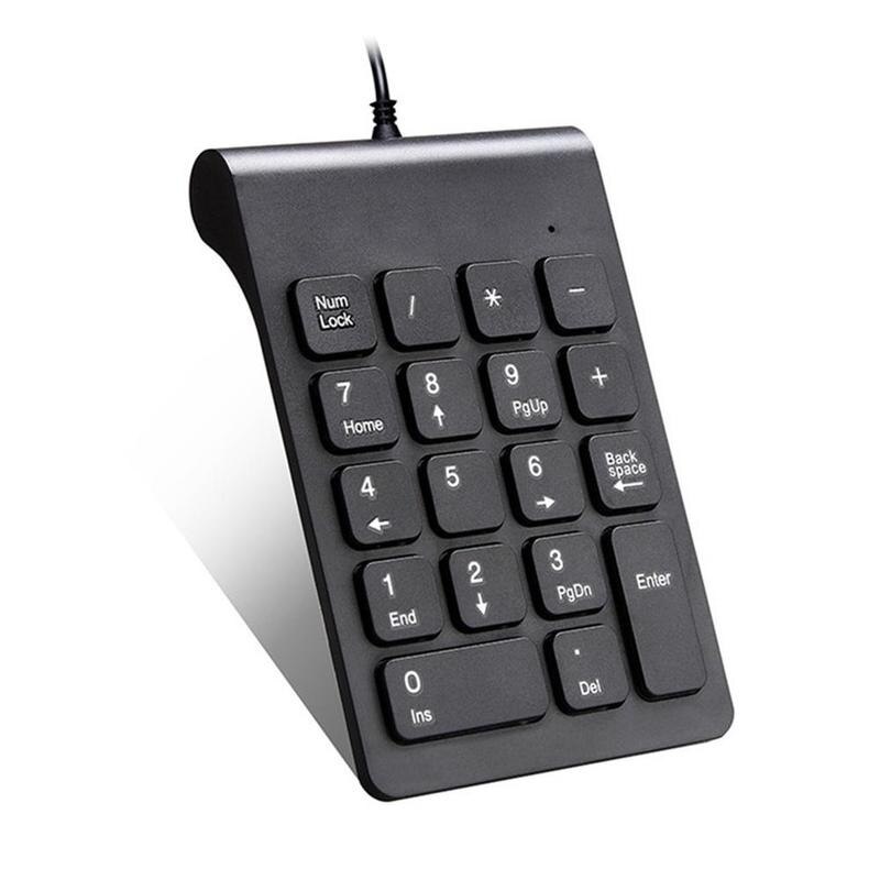 Keyboard 2.4G USB18 Keys Mini Digital Keyboard for Laptop Numeric Keypad Wireless Number Pad