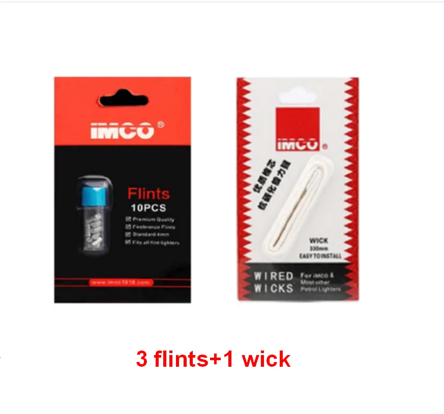 Accessoires de briquet à kérosène d'origine, noyau en coton silex, mèches spéciales IMCO, 2 pièces par lot: Marron
