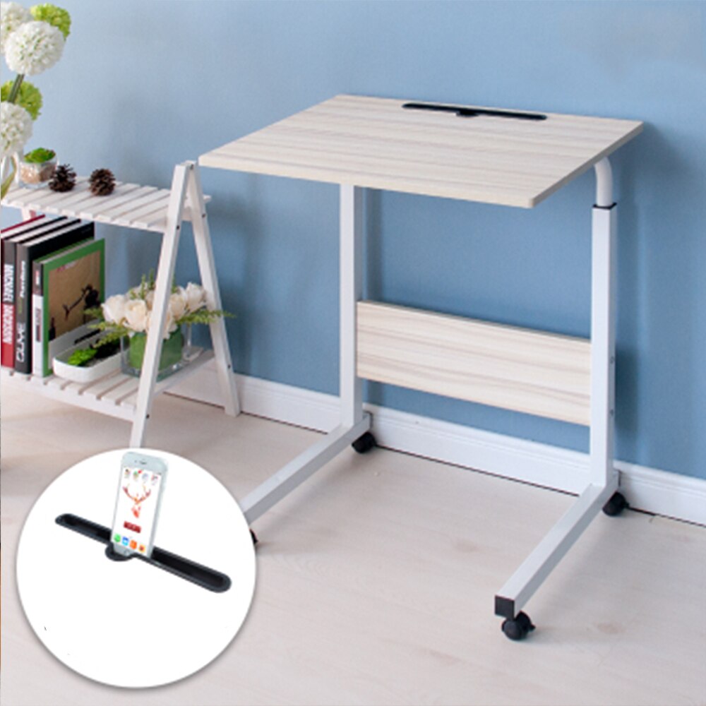 Computer Tafel Verstelbare Draagbare Laptop Bureau Draaien Laptop Bed Tafel Kan Worden Opgeheven Staande Bureau 60*40Cm