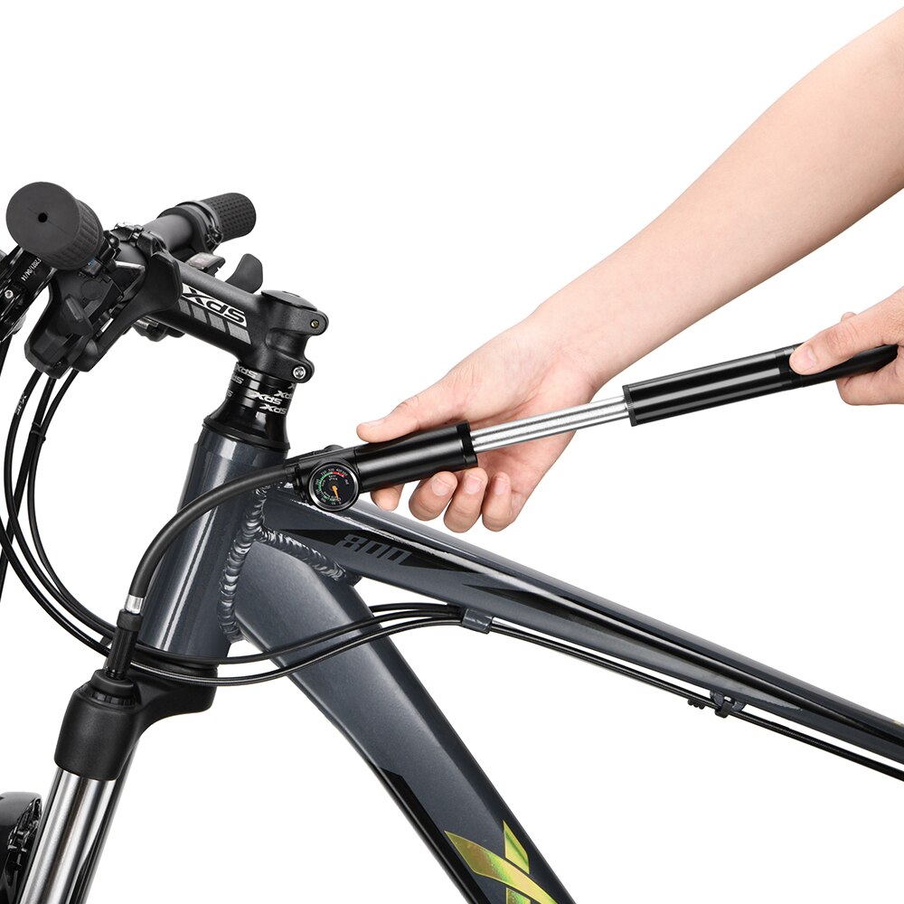 Przenośna wysokociśnieniowa pompka robić roweru 500psi z manometrem robić widelca i tylnego zawieszenia amortyzatora górskiego koła rowerowego