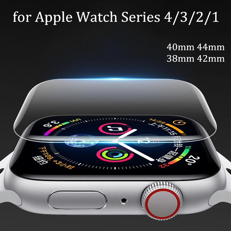 Voor Apple Horloge Screen Protector Iwatch Serie 6 Se 5 4 3 2Screen Protector Hydrogel Geschikt Voor Apple Watch38mm 40Mm 42Mm 44Mm