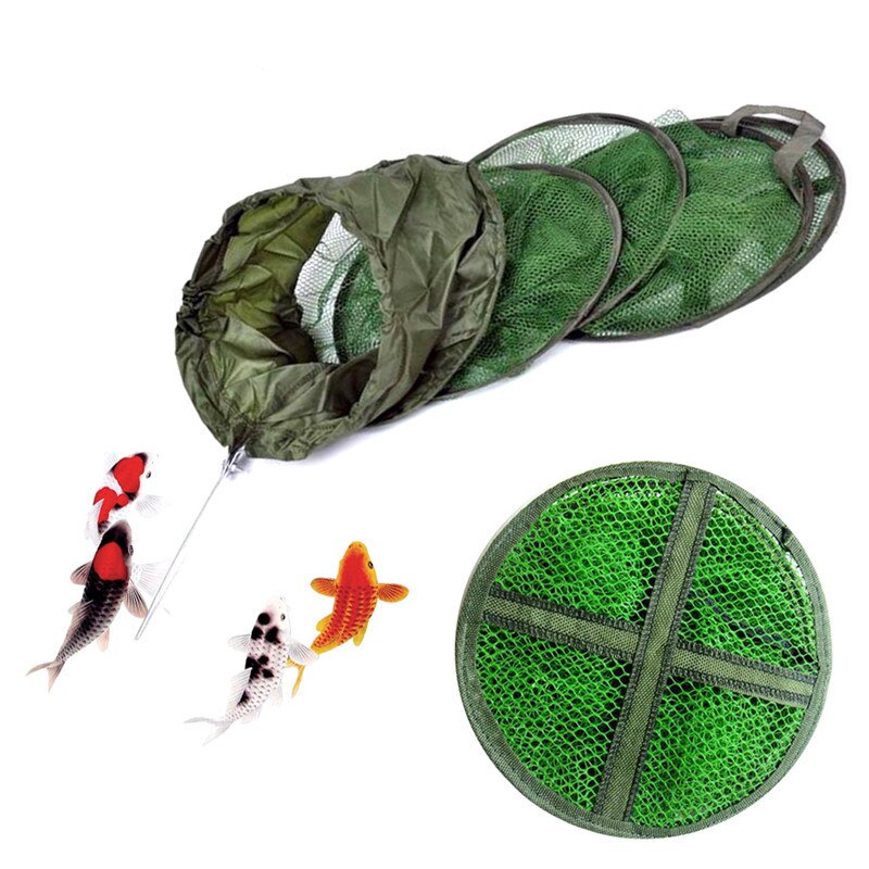 5 Layers Foldable Fishing Care Creel Tackle Fishing Net Nylon Foldable Crab Fish Trap Cast Net Cast Foldable Fishing Net