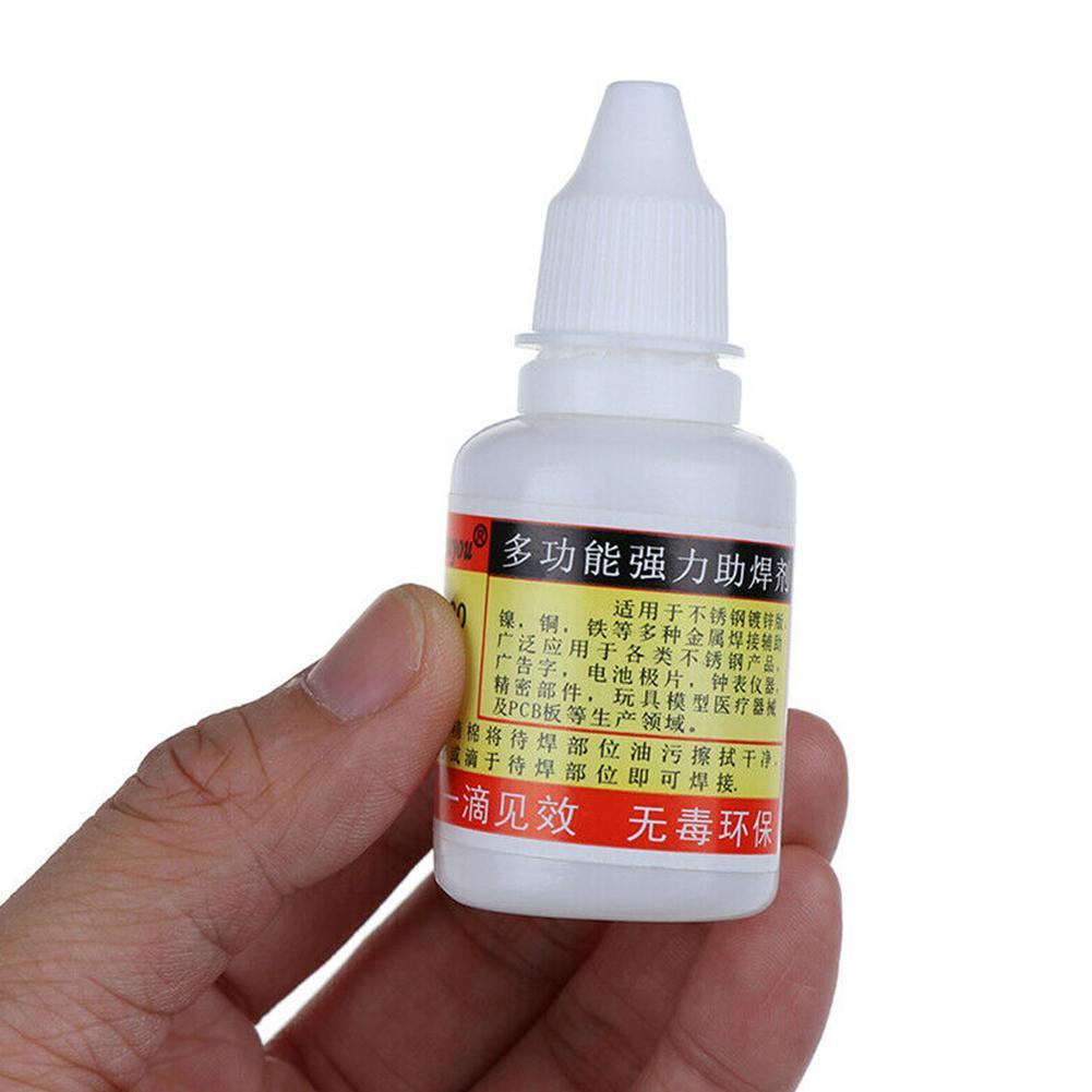 1pc 20/50ml stål flytende fluss loddepasta fluss flytende loddemetaller vannbestandig