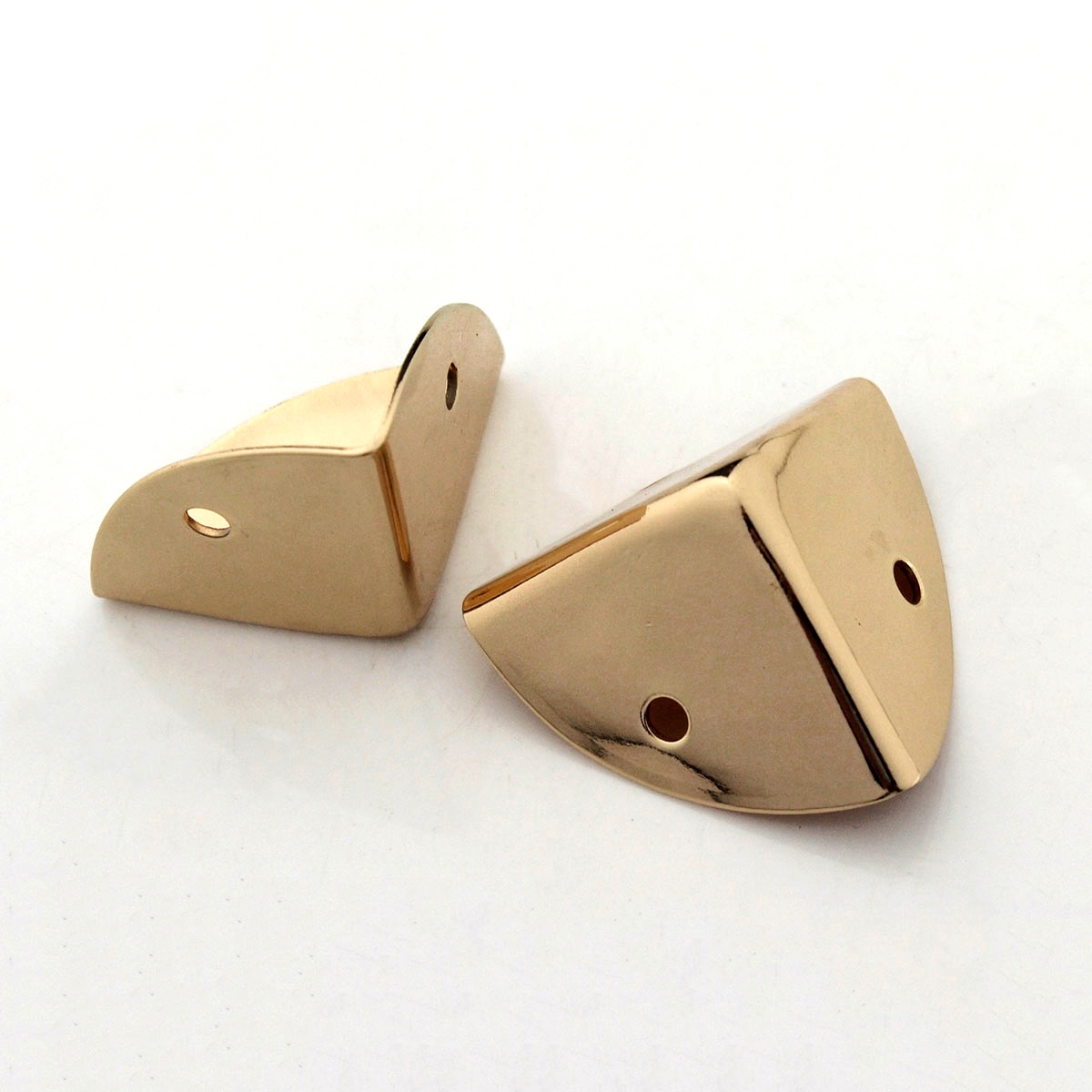 2 stuks metalen driehoek tas hoekbeschermer gesp voor leer ambachtelijke portemonnee flap handtas boek fotoalbum DIY hardware accessoires