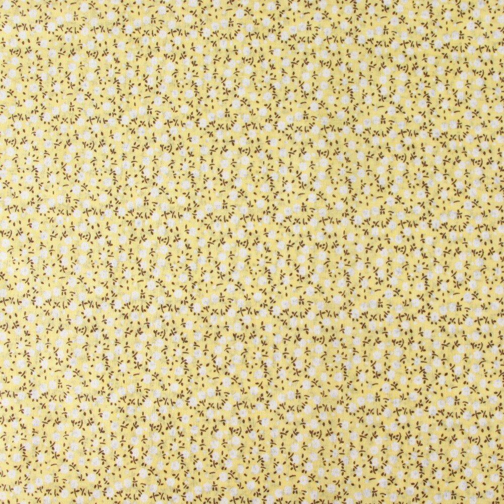 158 cm x medio metro tela de algodón amarillo tela de retazos paquete acolchado tilda tela para coser tela Diy