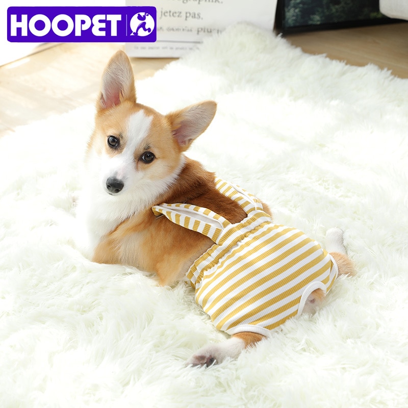 HOOPET Hond Fysiologische Broek Luier Wasbare Vrouwelijke Hond Shorts Slipje Jumpsuit Ondergoed Slips Voor Hond