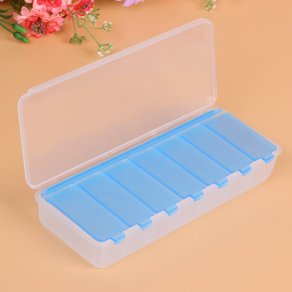 7 Grids Pill Box Holder Tablet Storage Travel Pill Dispenser Storage Box Medicine Case Organizer Container Pill Box Splitters