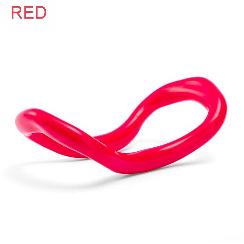 Pilates cercle yoga cercle exercice musculaire musculation fitness forme parfaite fascia massage accessoires de fitness: Rouge