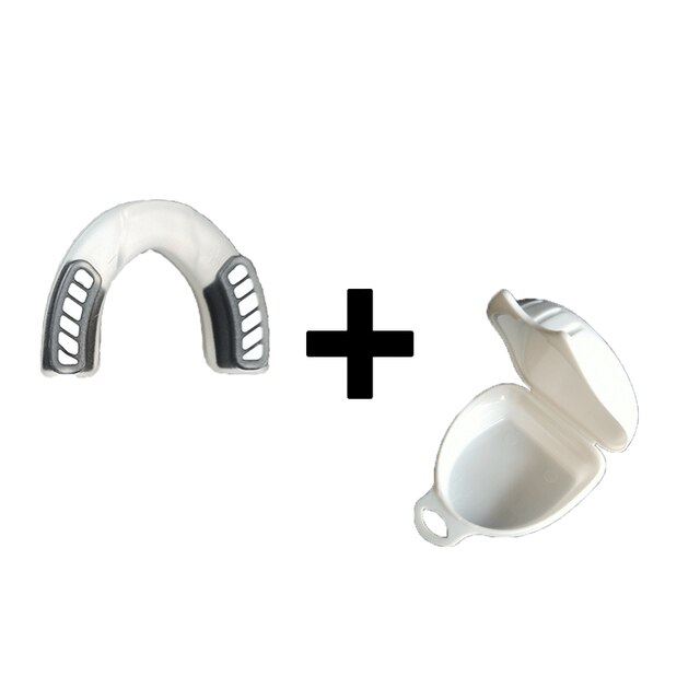 EVA Transparent Night Guard Gum Shield Mouth For boxing mouth guard Teeth for Boxing Teeth Protection Equipment: black white