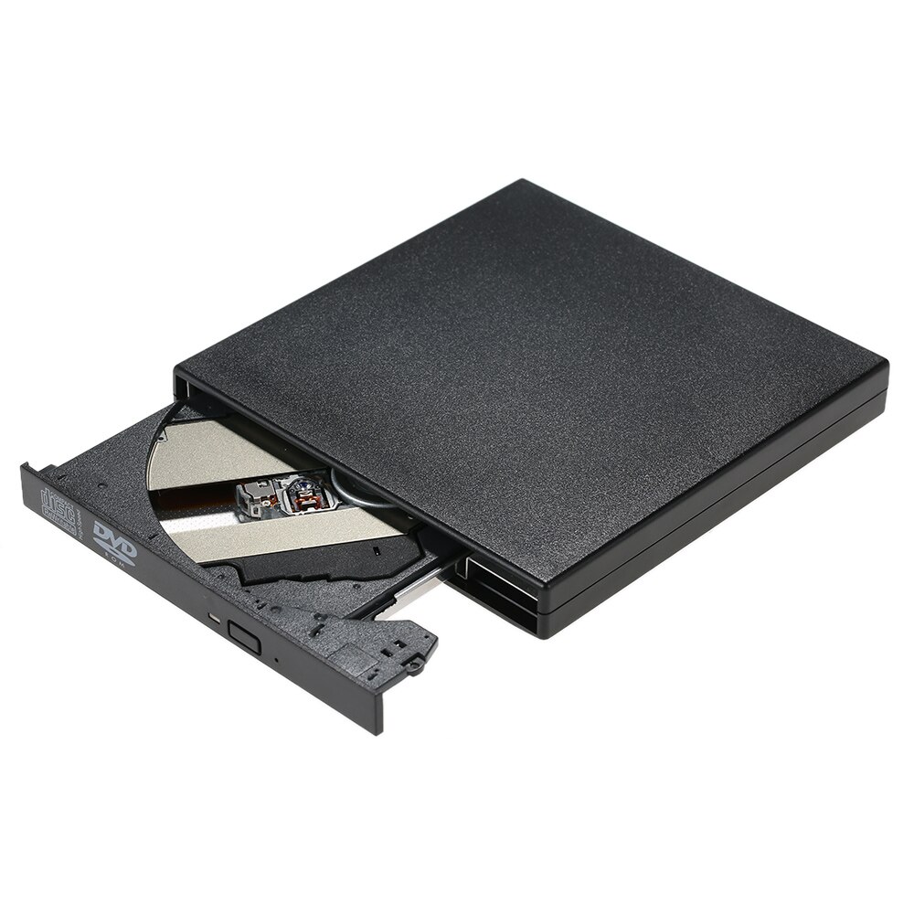 Usb 2.0 Draagbare Slanke Externe Dvd/CD-RW Optische Disc Drive Reader Writer Speler Met Combo CD-RW Brander Voor Laptop pc Desktop