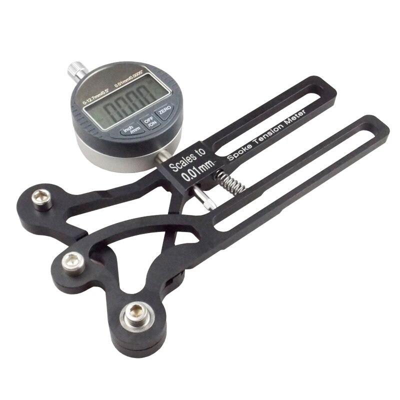 La Tensione dei raggi tester Digitale Bilancia 0.01 millimetri bicicletta Indicatore metro Tensiometro Raggi per Biciclette Ruota di Tensione Strumento