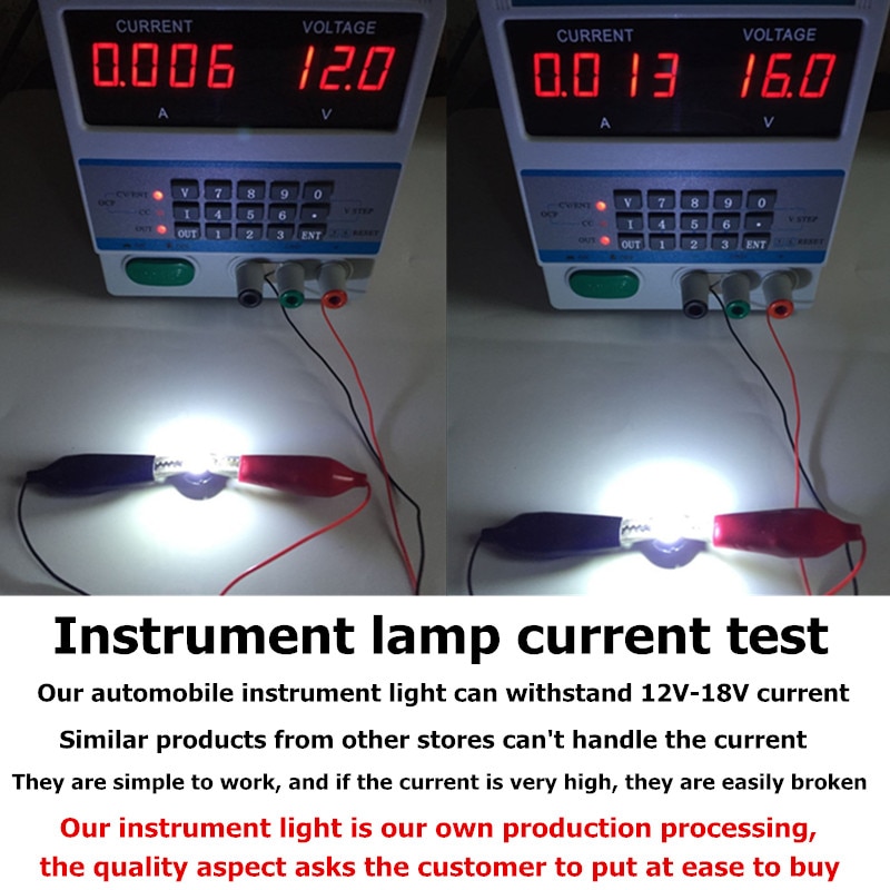 10PCS T3 T4.2 T4.7 LED COB 1SMD 12V Dashboard Winding Light Bulbs Warning Indicator Light Interior Light White Red Blue Green