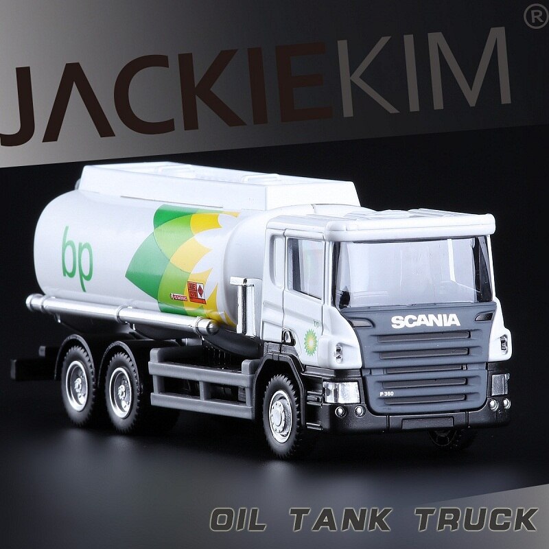 MAN Scania Shell Total bp Castrol Oil Tank Truck Simulation Diecasts & Toy Vehicles RMZ city 1:64 Alloy Car Model For Boys: green