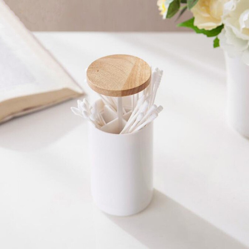 Automatic Toothpick Holders Plastic Toothpick Stand Box Storage Holders Cotton Swab Toothpick Storage Box